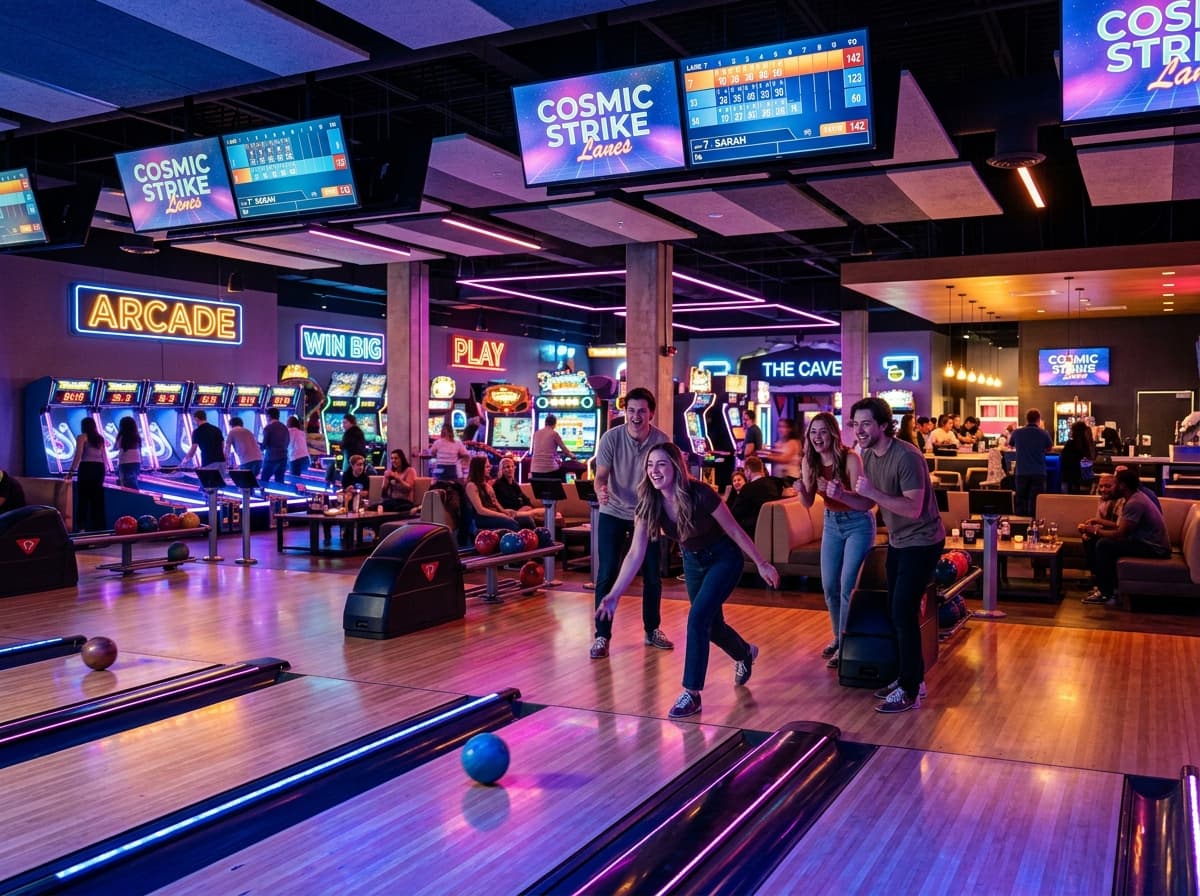Amoeba Bowling and Gaming Center arena